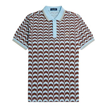 Рубашка поло мужская Fred Perry Bold Print Polo Shirt