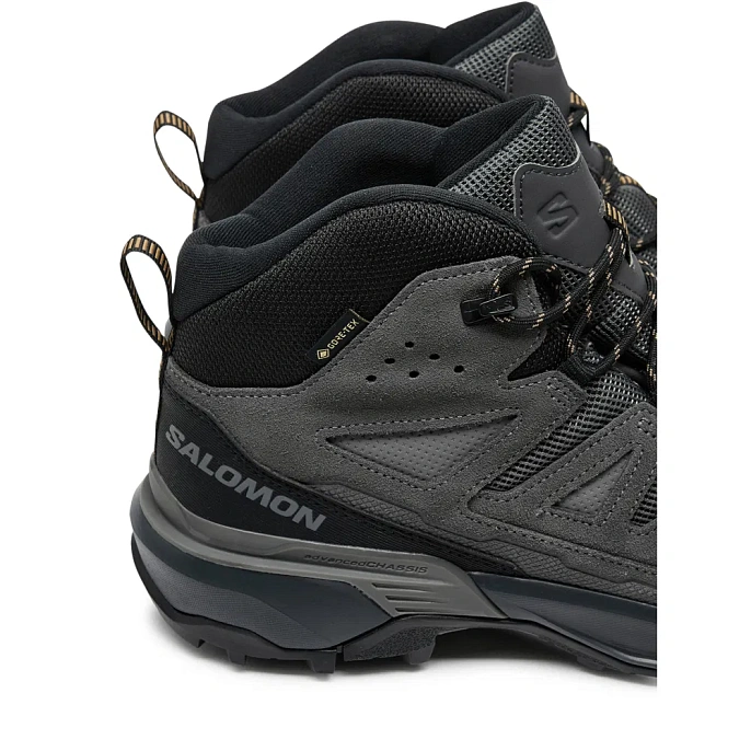 Ботинки мужские Salomon X Ultra 360 Leather Mid GoreTex Castlerock/Asphalt/Kelp