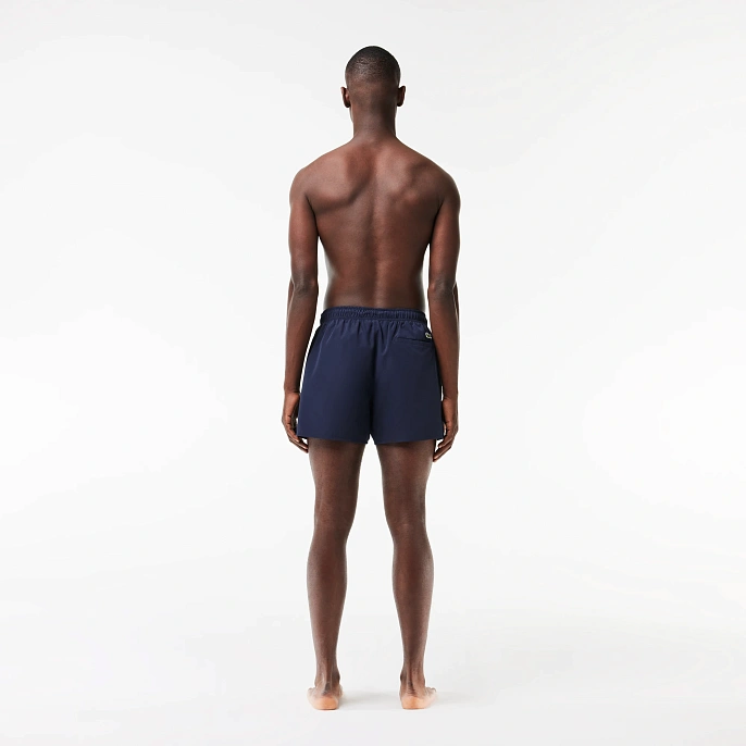 Шорты Lacoste Croc Print Swim Trunks Navy Blue