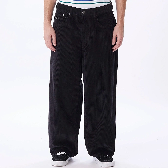 Брюки Obey Bigwig Baggy Corduroy Pant