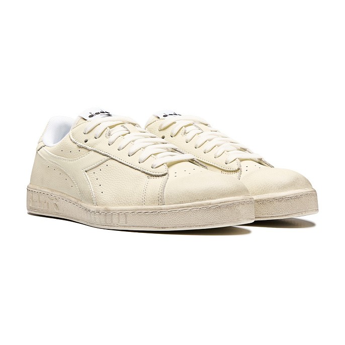 Кроссовки Diadora Game L Low Waxed White/White/White