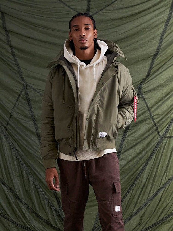 Куртка мужская Alpha Industries N-2B Altitude Parka Olive Green