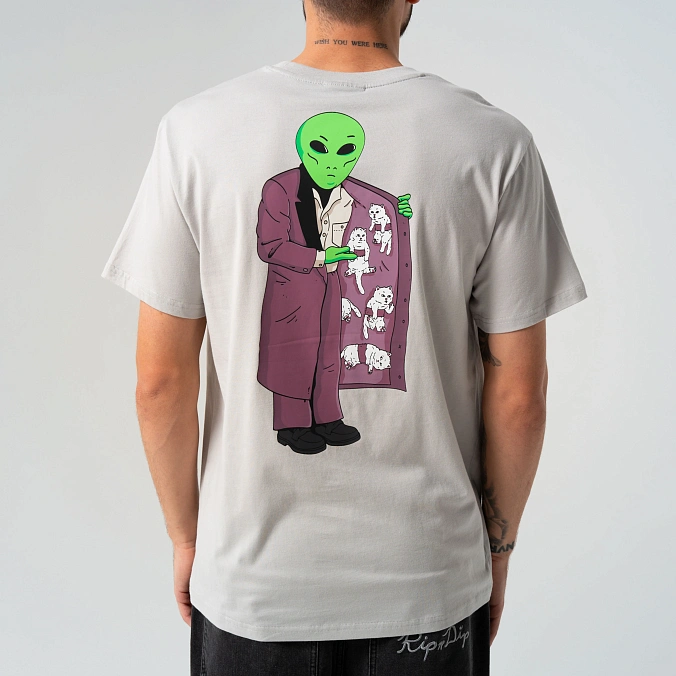 Футболка RIPNDIP For Sale Pocket Tee Grey