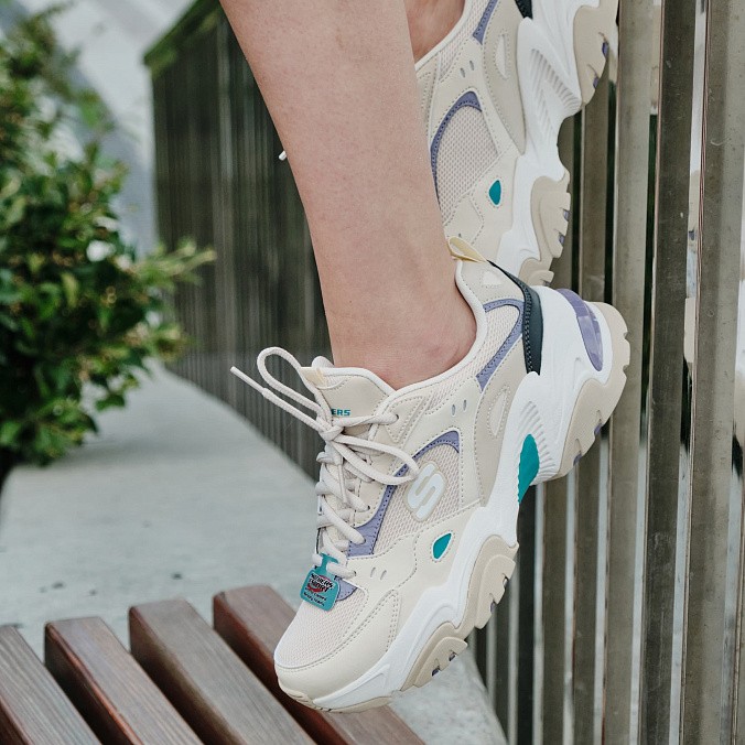 Кроссовки женские Skechers Stamina V2 The Rise Up Natural/Purple
