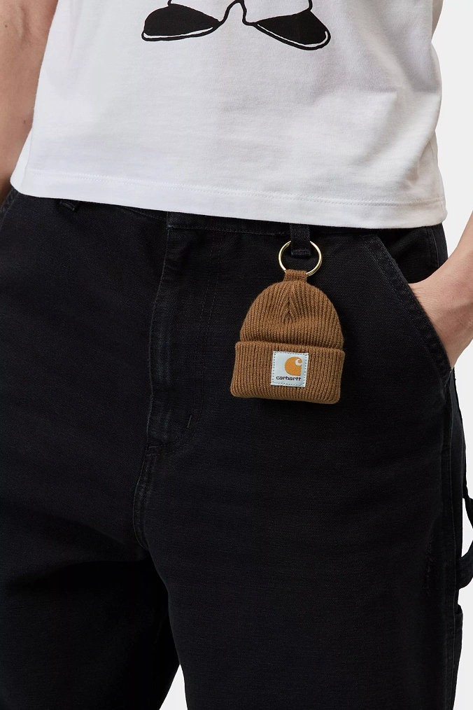 Брелок Carhartt WIP Mini Watch Hat Keychain Hamilton Brown