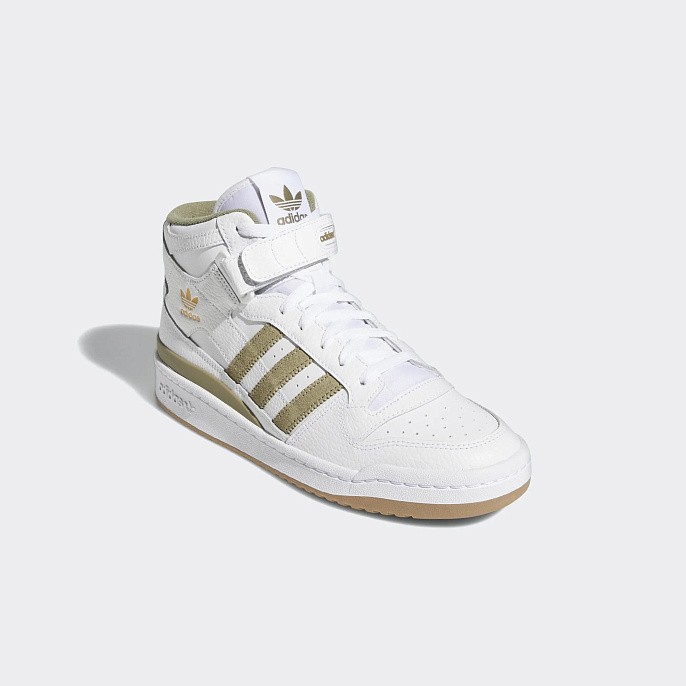 Кроссовки adidas Originals Forum Mid Cloud White/Orbit Green/Gum