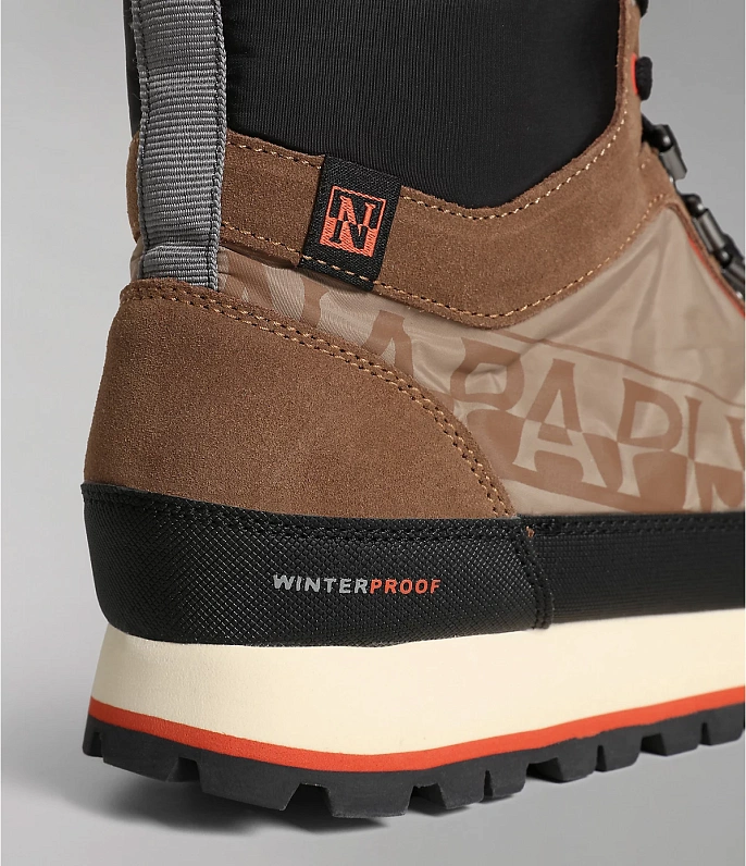 Ботинки мужские Napapijri Snowjog OG City Boots Raindrum Brown