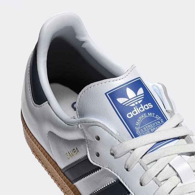 Кроссовки adidas Originals Samba OG Cloud White/Night Indigo/Gum