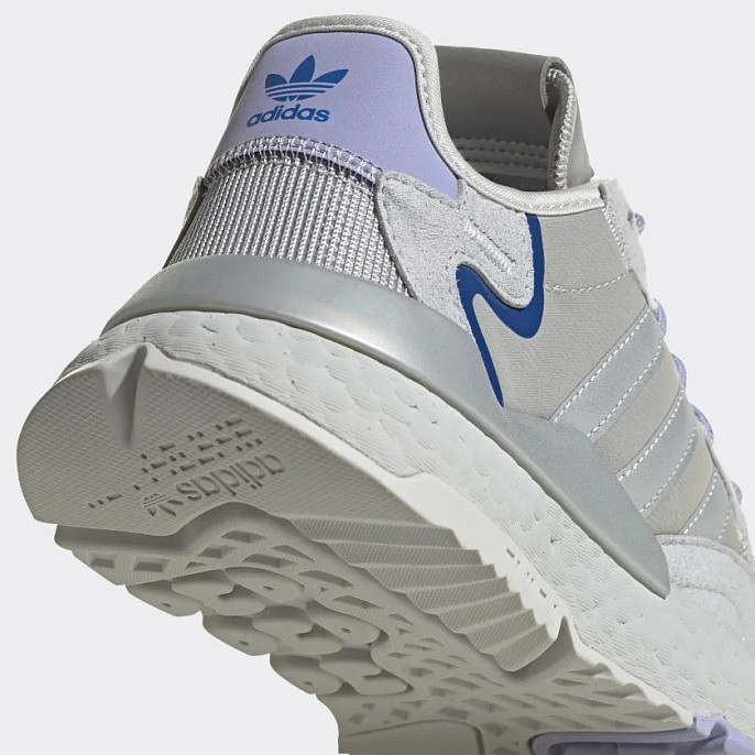 Кроссовки женские adidas Originals Nite Jogger Grey Two/Silver Metallic/Dust Purple