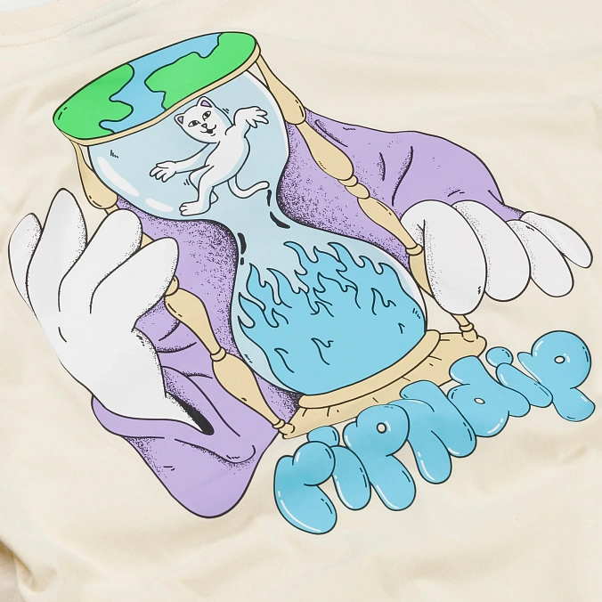 Футболка RIPNDIP Time Turner Tee Natural
