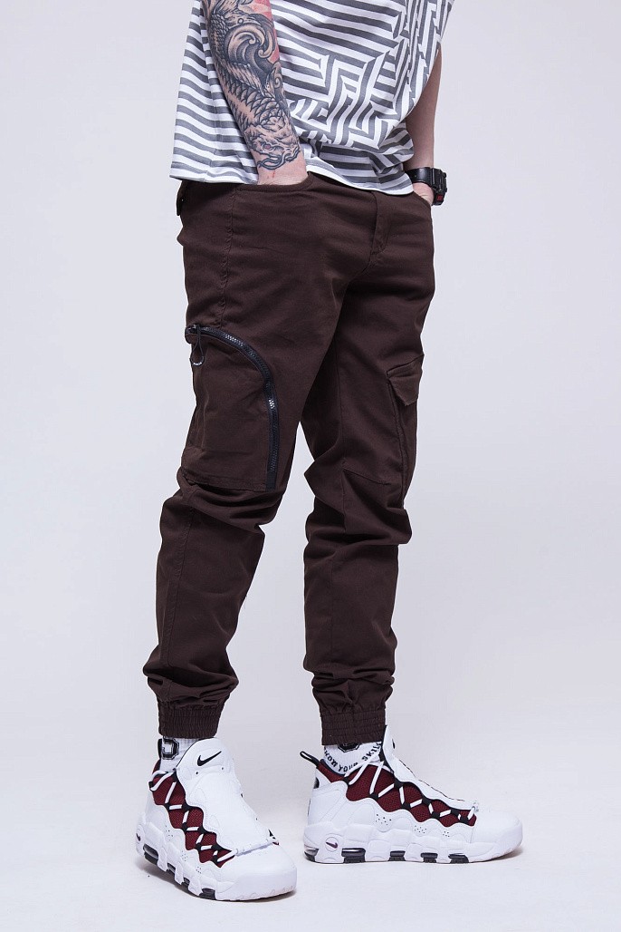 Брюки SKILLS Asymmetric Pants Brown