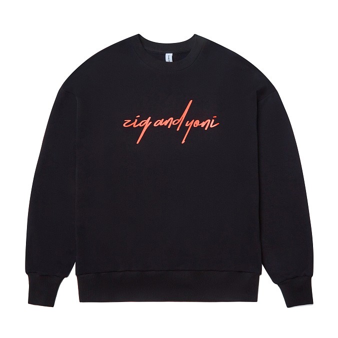 Свитшот oversize ZIQ & YONI OSW-LOGOTYPE SS19 черный