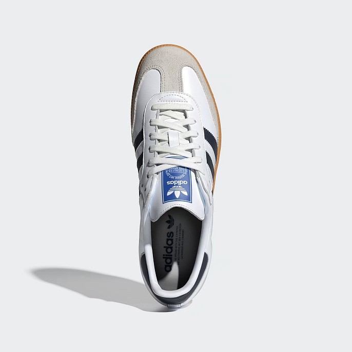 Кроссовки adidas Originals Samba OG Cloud White/Night Indigo/Gum