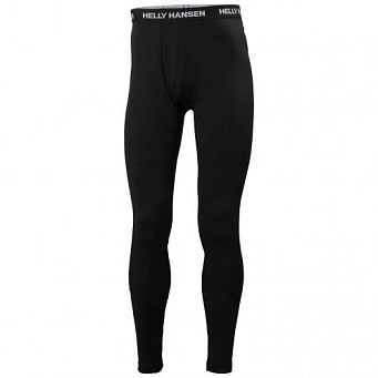 Термобелье мужское Helly Hansen Men’s Lifa Merino Midweight 2-in-1 Base Layer Pants Black