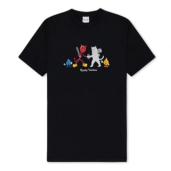 Футболка RIPNDIP x World Industries Nerm Vs Devilman Tee Vintage Black