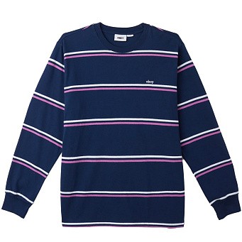 Лонгслив Obey Warren Stripe Ls Knit