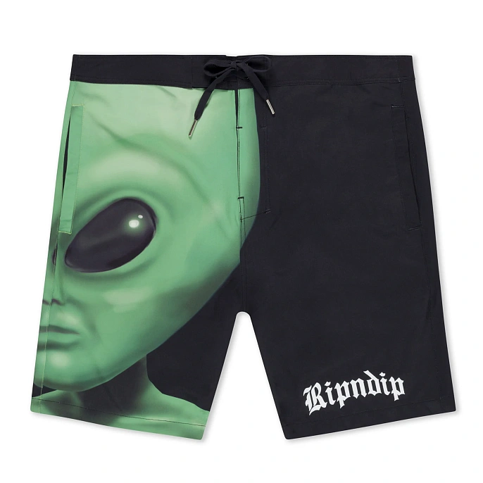 Шорты RIPNDIP We Come In Peace Swim Shorts Black