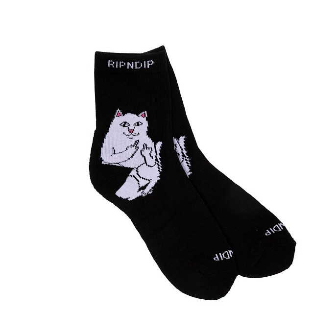 Носки RIPNDIP Lord Nermal Mid Socks Black