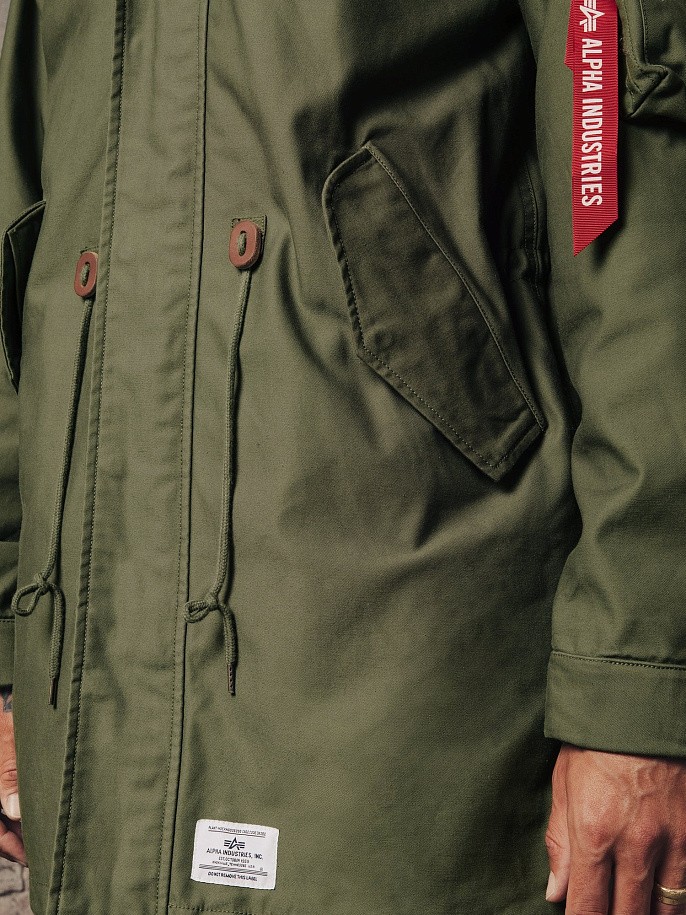 Куртка Alpha Industries M-59 Fishtail Mod Parka Olive