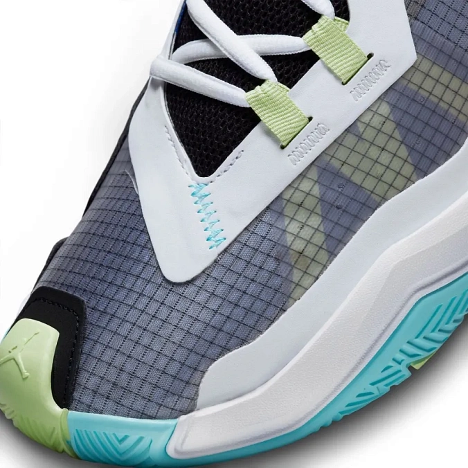 Кроссовки Jordan One Take 4 Black/White/Copa/Light Liquid Lime