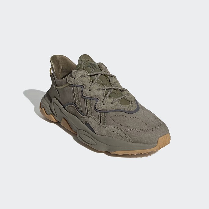 Кроссовки мужские adidas Originals Ozweego Grey/Legend Earth/Raw Khaki