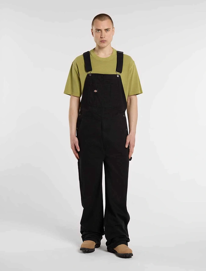 Комбинезон Dickies Loose Canvas Bib Overalls Black