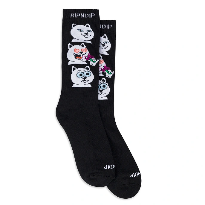 Носки RIPNDIP Shroom Diet Socks Black