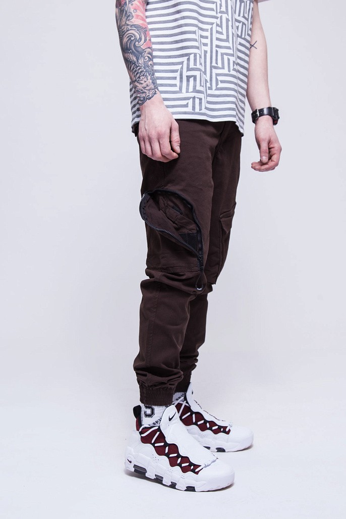 Брюки SKILLS Asymmetric Pants Brown