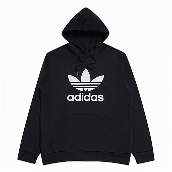 Толстовка adidas Originals Adicolor Classics Trefoil Hoodie  Black/White