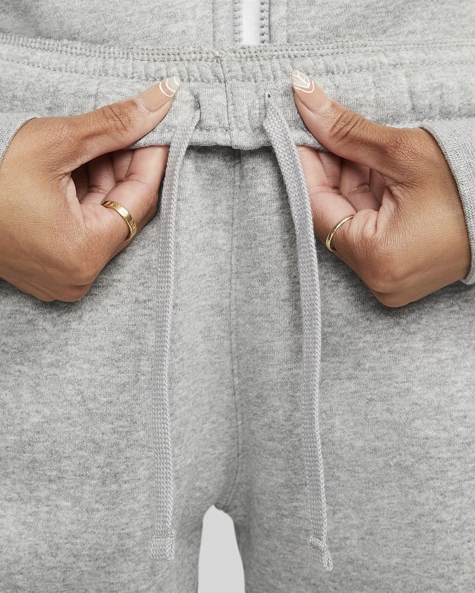 Брюки спортивные Nike Sportswear Club Fleece Dark Grey Heather/Matte Silver/White