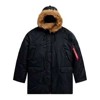 Мужская куртка парка Alpha Industries Heritage N-3B Parka Black