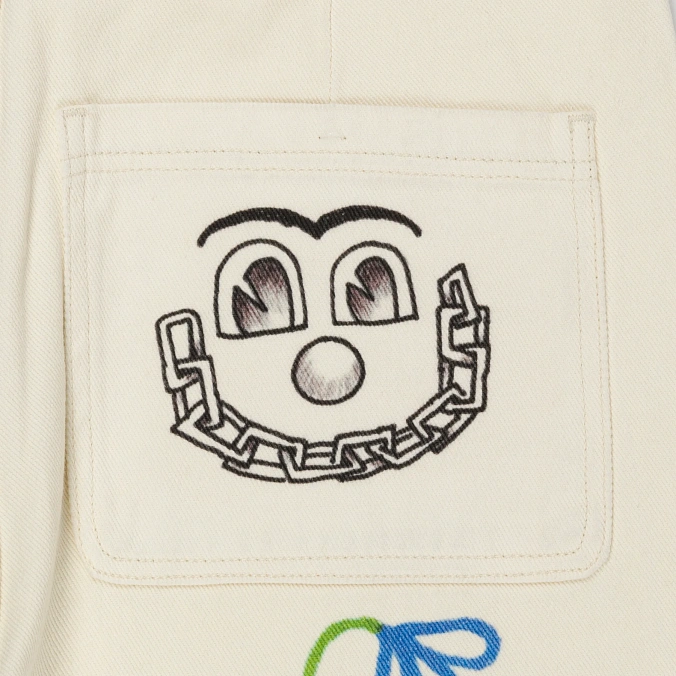 Брюки RIPNDIP Travis Pants Off White