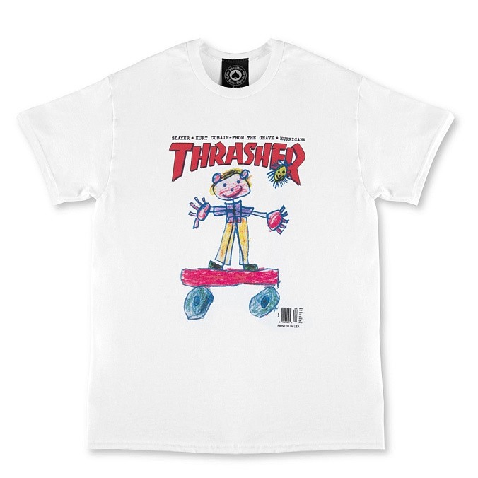 Футболка Thrasher Kid Cover T-shirt White
