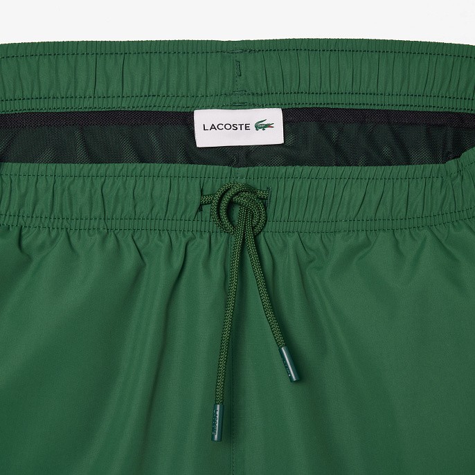 Шорты Lacoste Croc Print Swim Trunks Pine Green