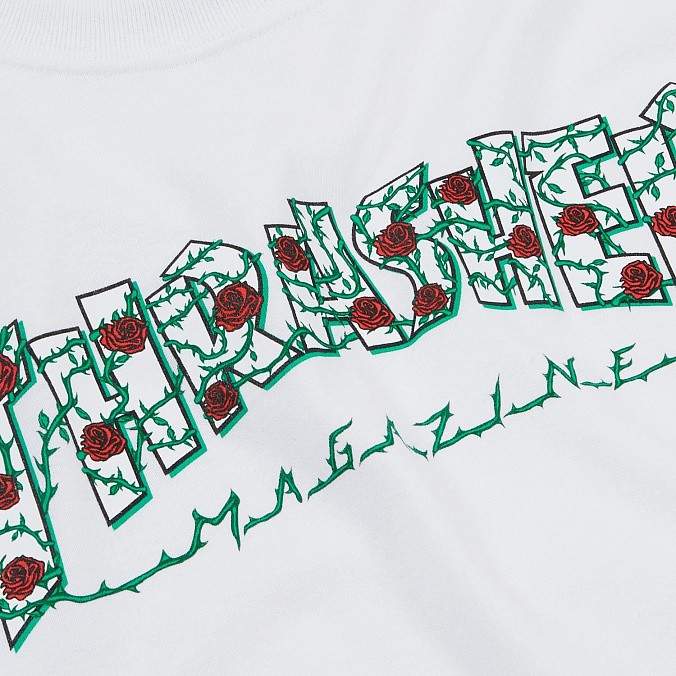 Футболка Thrasher Roses T-shirt White