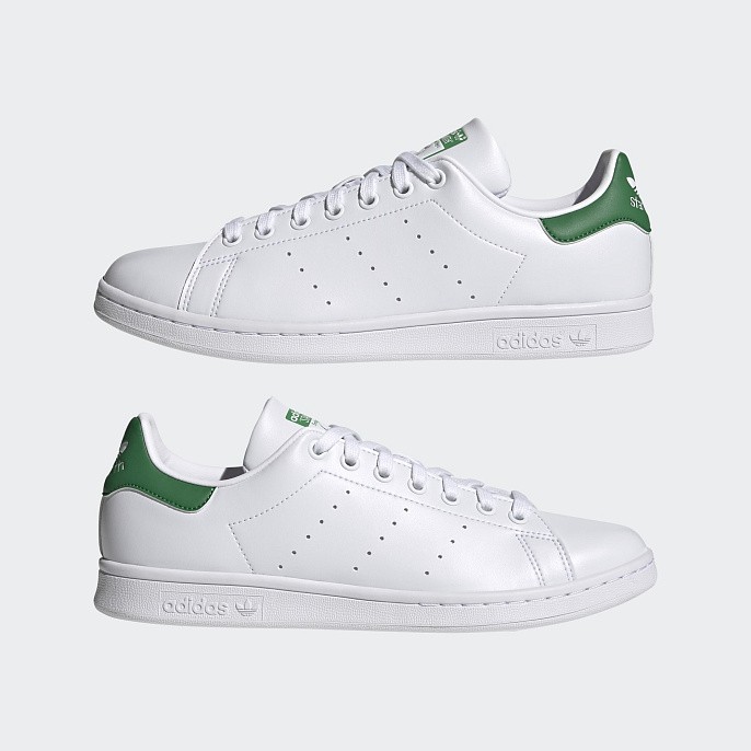 Кеды мужские adidas Originals Stan Smith Cloud White/Core White/Green