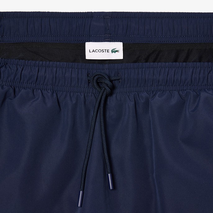 Шорты Lacoste Croc Print Swim Trunks Navy Blue