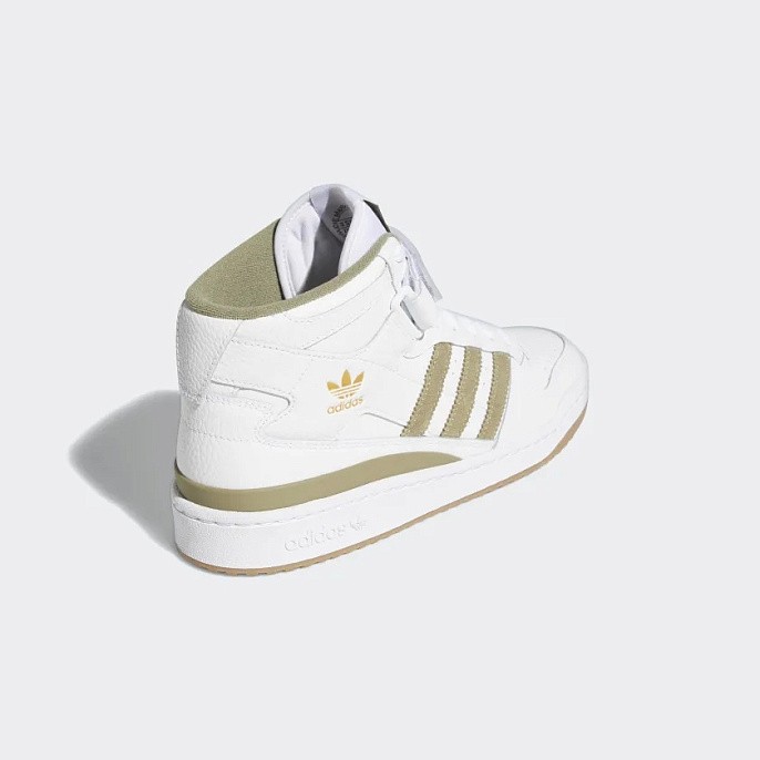 Кроссовки adidas Originals Forum Mid Cloud White/Orbit Green/Gum