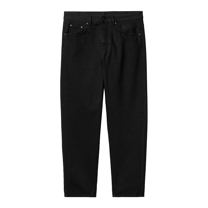 Мужские джинсы Carhartt WIP Newel Pant Black (garment dyed)