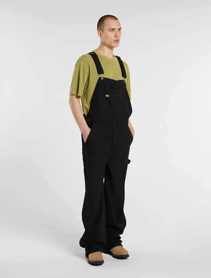 Комбинезон Dickies Loose Canvas Bib Overalls Black