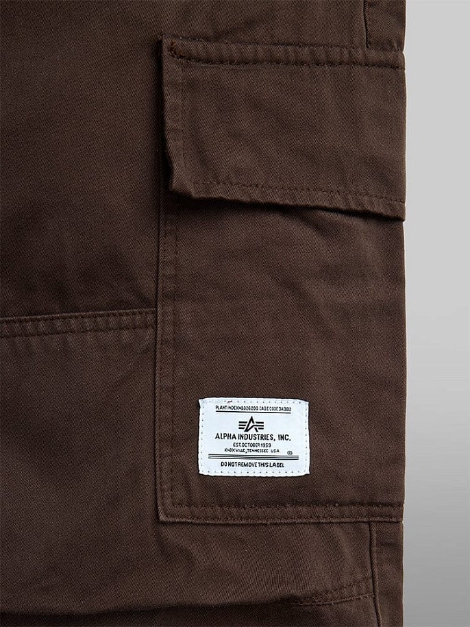 Брюки Alpha Industries Cotton Jogger Chocolate