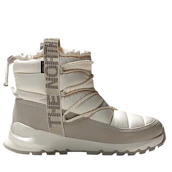 Ботинки дутики зимние The North Face ThermoBall™ Waterproof Lace-Up Winter Boots Gardenia White/Silver Grey