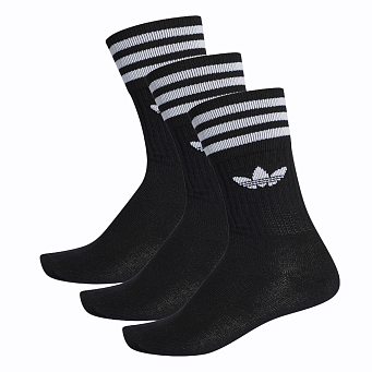 Носки adidas Originals Crew Black/White (набор 3 пары)