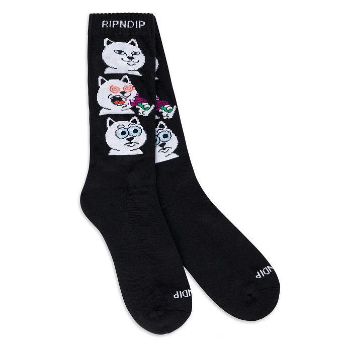 Носки RIPNDIP Shroom Diet Socks Black