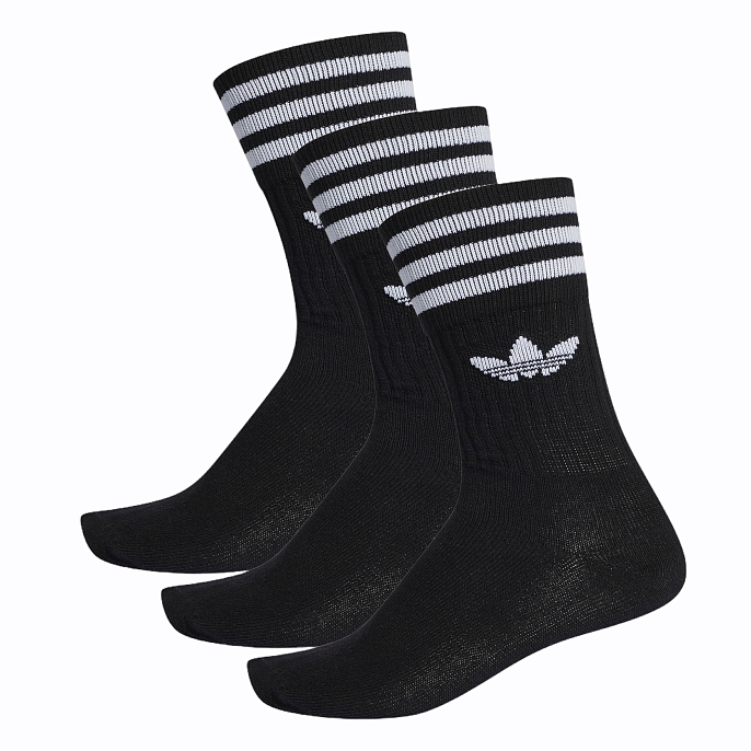 Носки adidas Originals Crew Black/White (набор 3 пары)