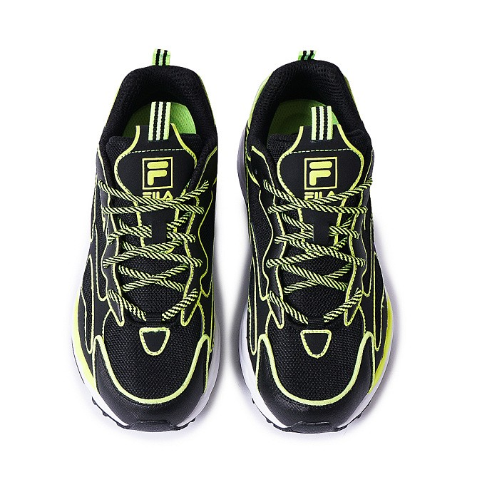 Кроссовки женские FILA Ray Tracer Neon Black/Safety Yellow/White