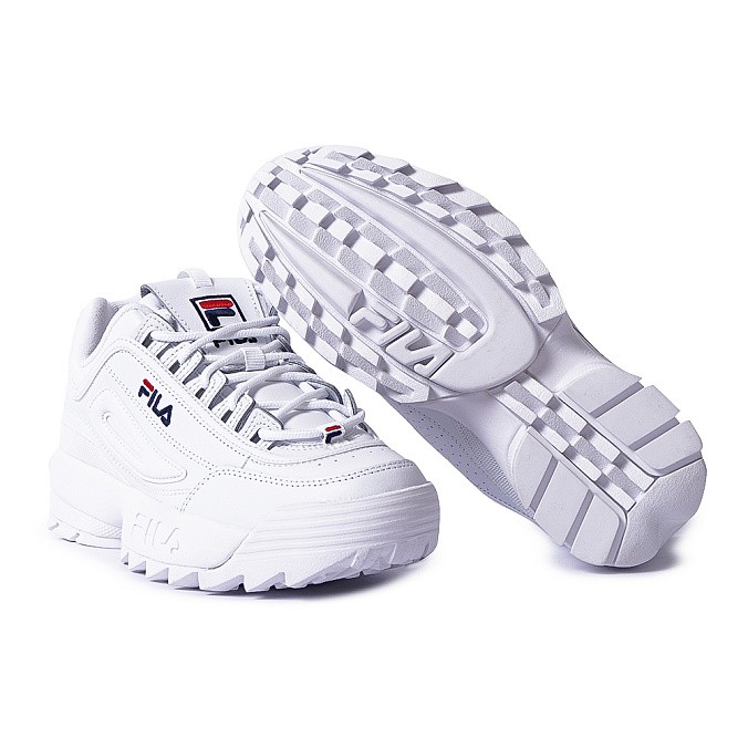 Кроссовки женские FILA Disruptor 2 Premium White/Fila Navy/Fila Red