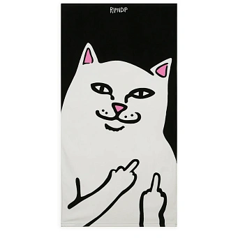 Полотенце RIPNDIP Lord Nermal Beach Towel Black