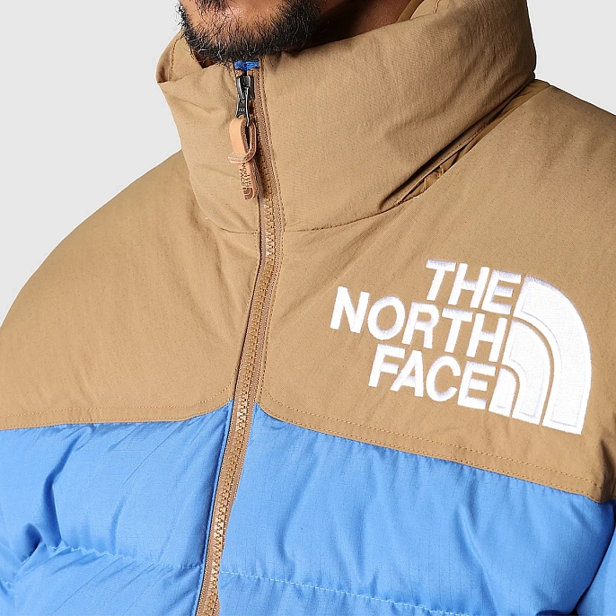 Пуховик мужской The North Face '92 Low-Fi Hi-Tek Nuptse Jacket Super Sonic Blue/Utility Brown