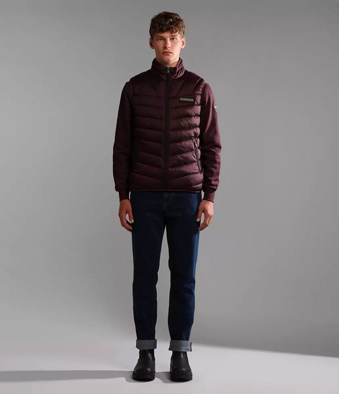 Жилет Napapijri Aerons Vest Jacket Bordeaux